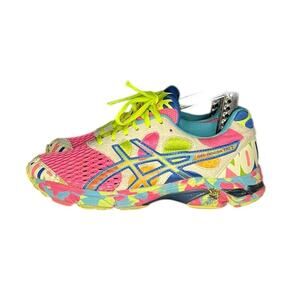 Women's Asics Gel-Noosa Tri 7 Running Shoes Neon Glow Size 6.5 Multicolored